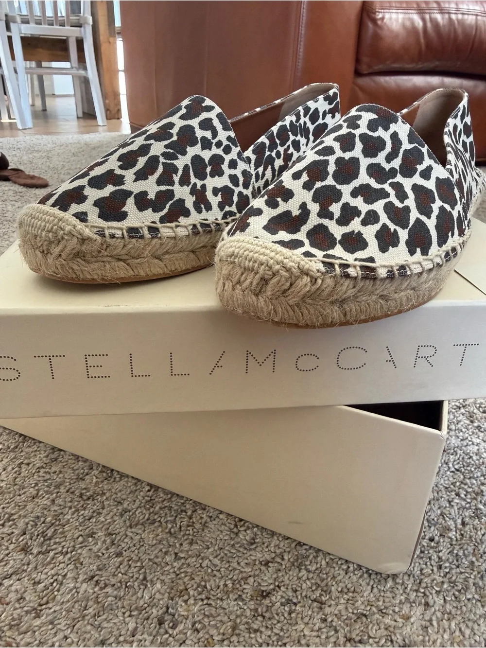 Vintage Stella McCartney Print Espadrille Flats - Women's Casual Slip-Ons
